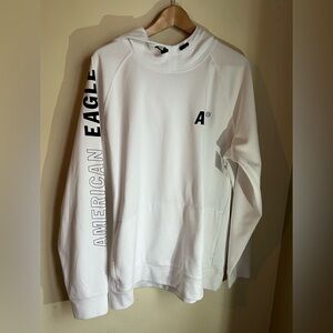 American Eagle Outfitters White Flex Hoodie